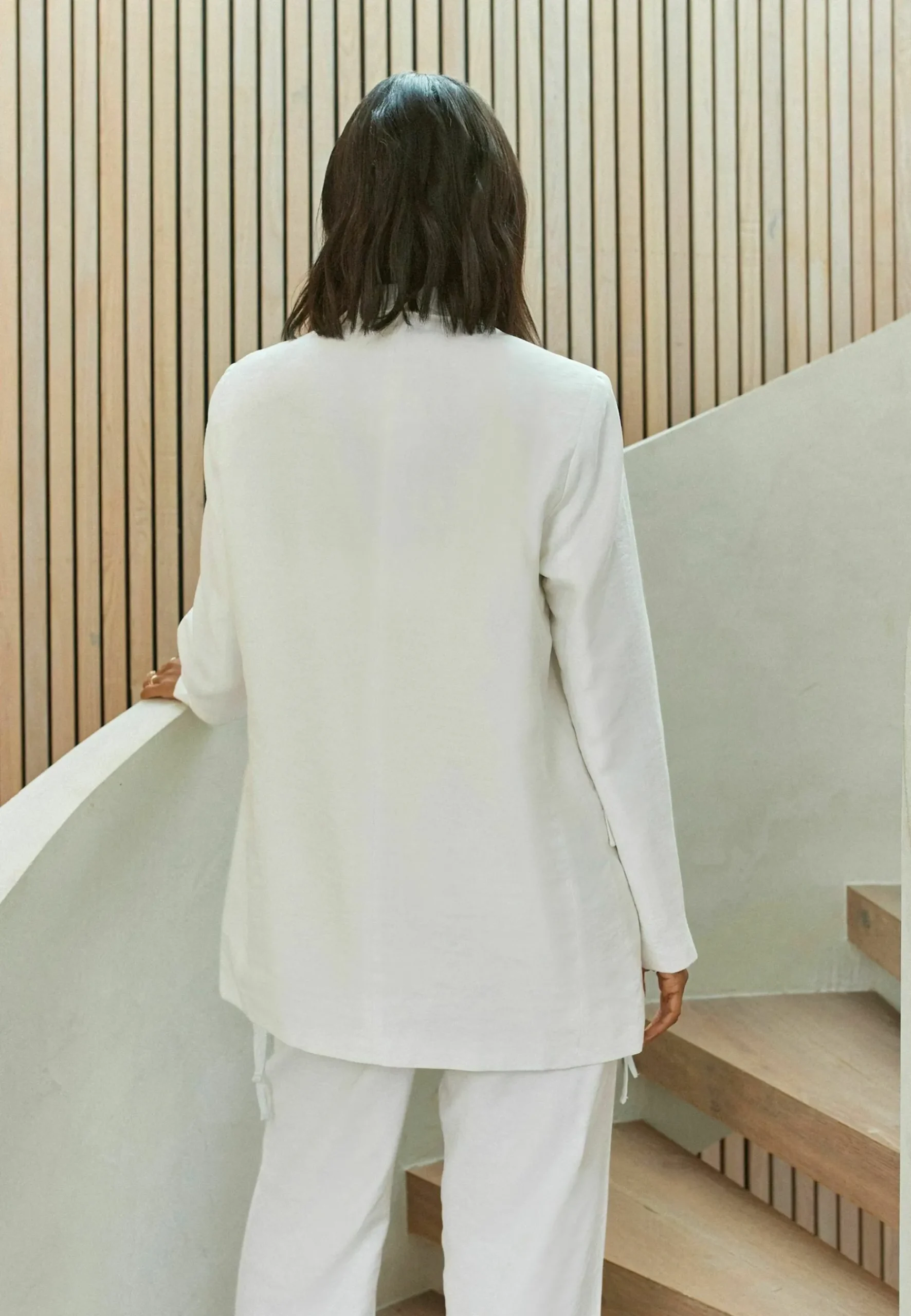 Relaxed Fit Single Breasted Blazer - Manteau Court|Next Best