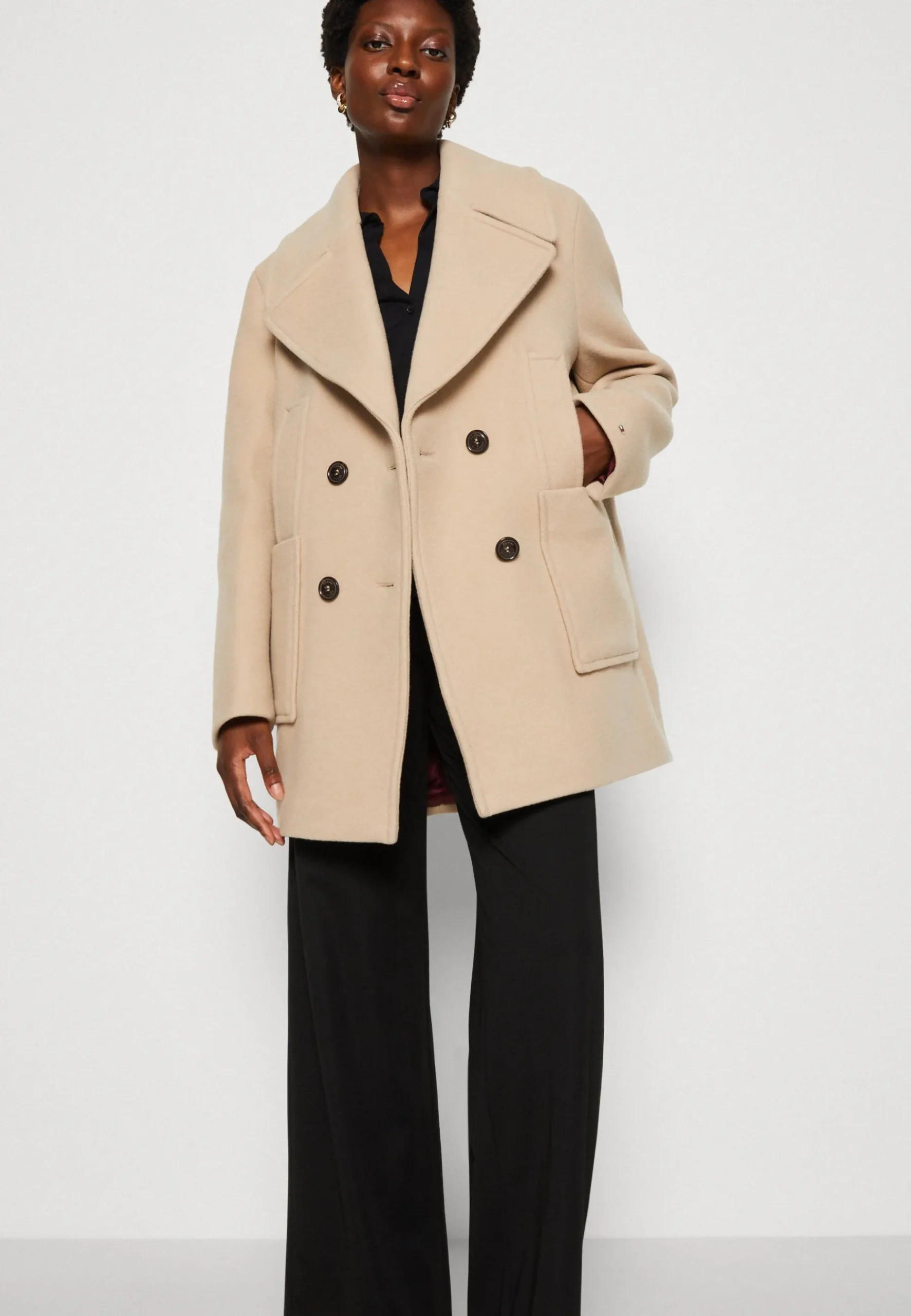 Relaxed Peacoat - Manteau Classique|Tommy Hilfiger Online