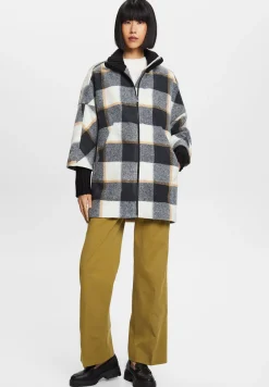 Sg-083Eo1G329 Checkedlong - Manteau Classique|Esprit Collection Best Sale