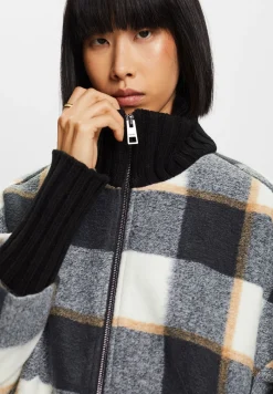 Sg-083Eo1G329 Checkedlong - Manteau Classique|Esprit Collection Best Sale