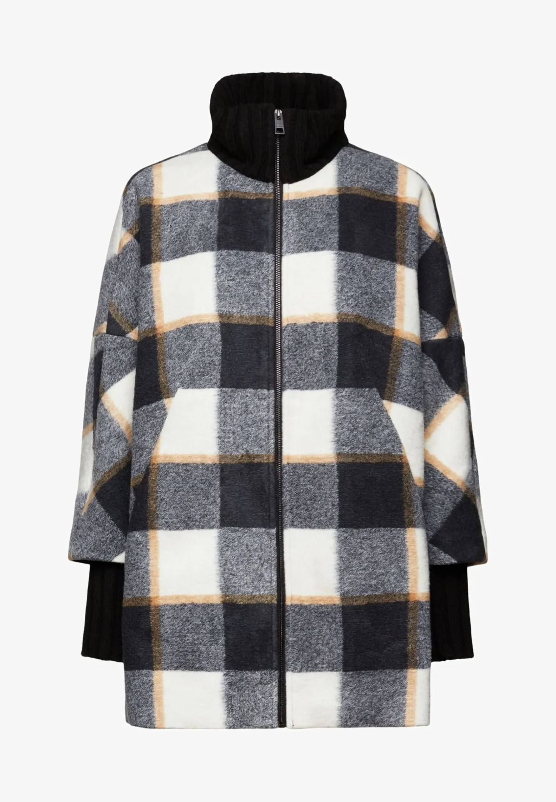 Sg-083Eo1G329 Checkedlong - Manteau Classique|Esprit Collection Best Sale