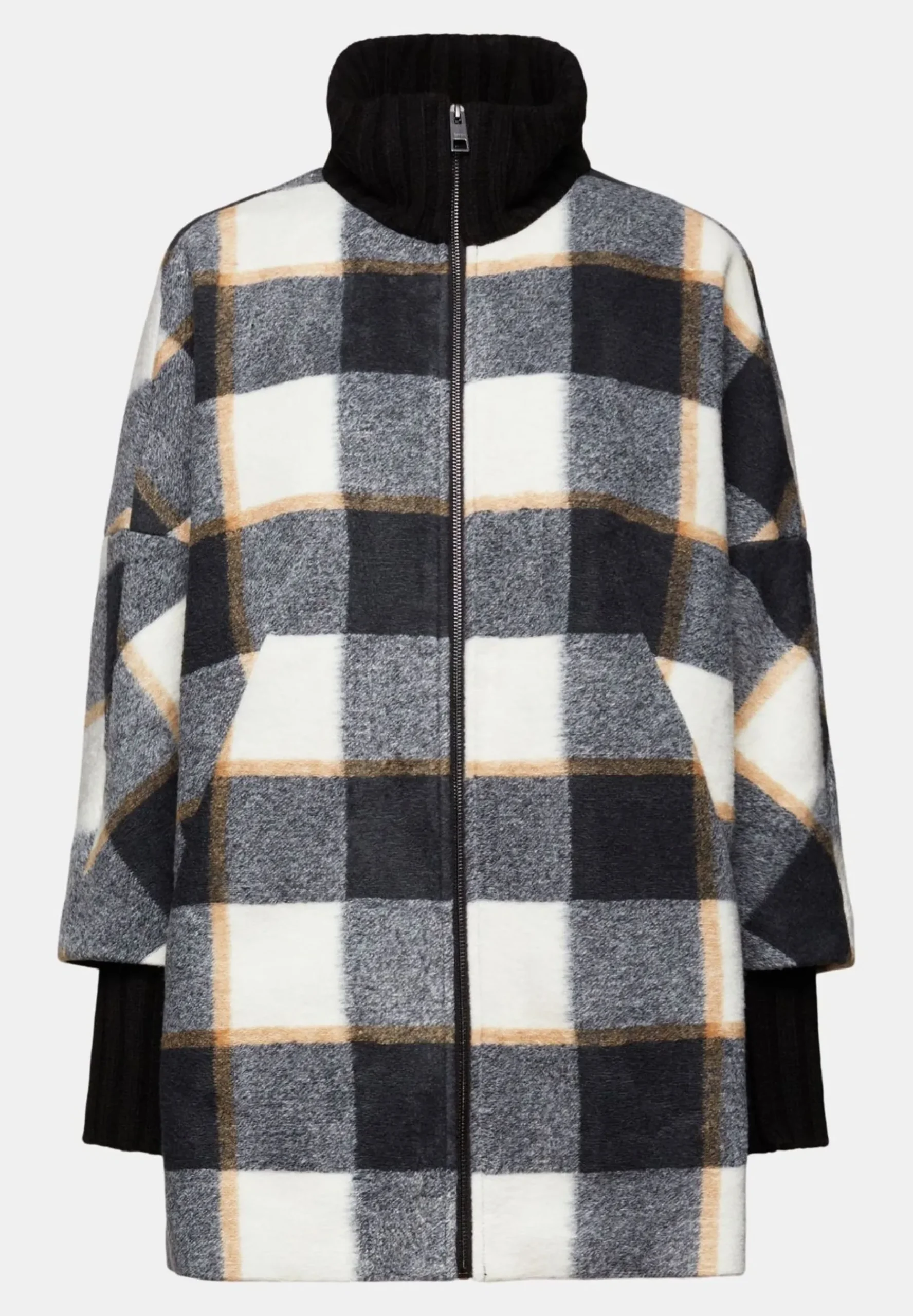 Sg-083Eo1G329 Checkedlong - Manteau Classique|Esprit Collection Best Sale