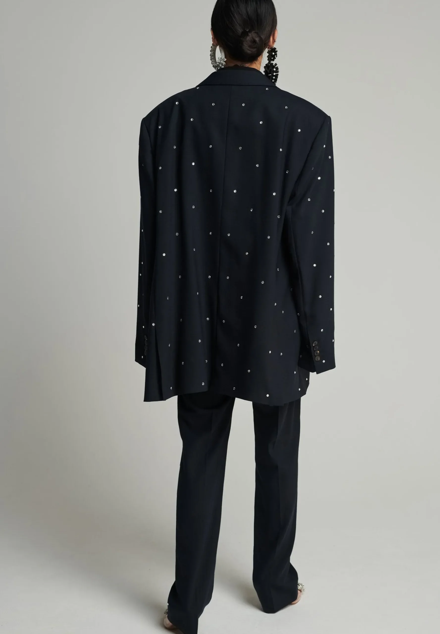 Silver Swarovski - Manteau Court|FRENKEN Cheap