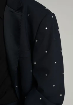 Silver Swarovski - Manteau Court|FRENKEN Cheap