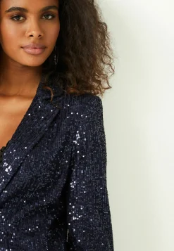 Single Breasted Sequin - Manteau Court|Next Cheap