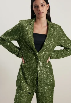 Single Breasted Sequin - Manteau Court|Next Fashion