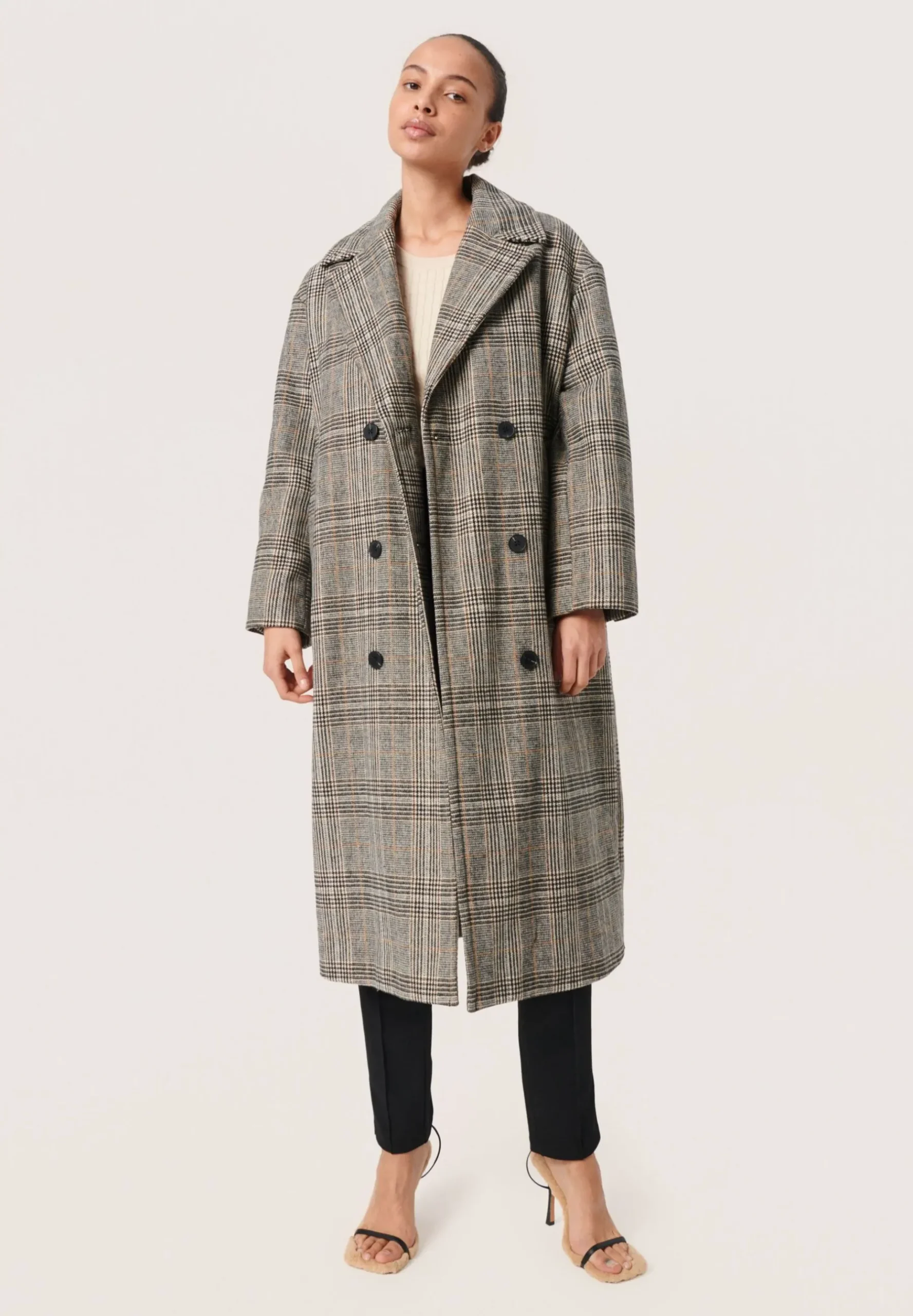 Slchicka Checked - Manteau Classique|Soaked in Luxury Clearance