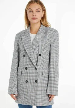 Small Check Relaxed - Manteau Court|Tommy Hilfiger Sale