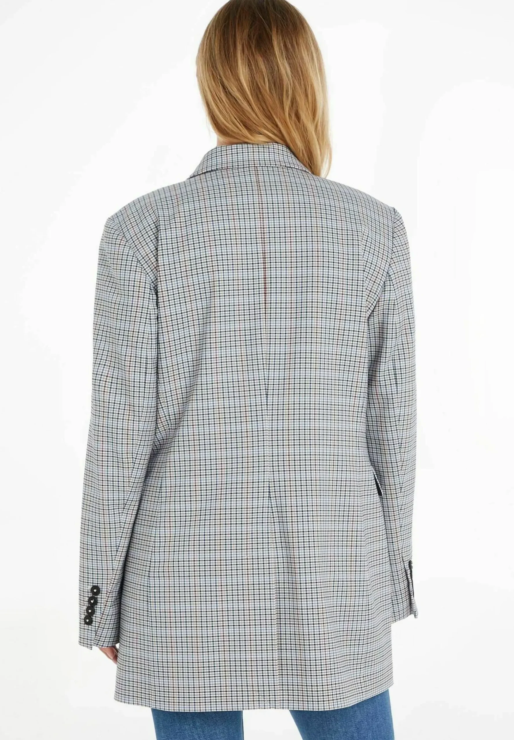 Small Check Relaxed - Manteau Court|Tommy Hilfiger Sale