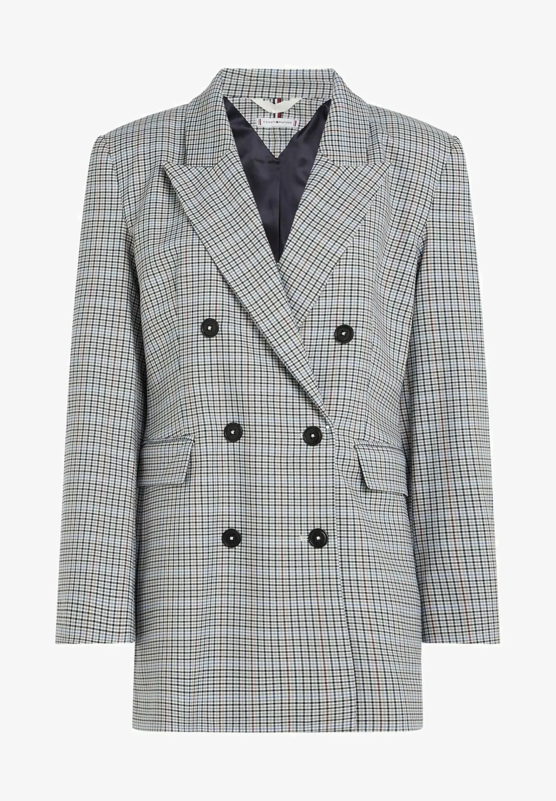 Small Check Relaxed - Manteau Court|Tommy Hilfiger Sale