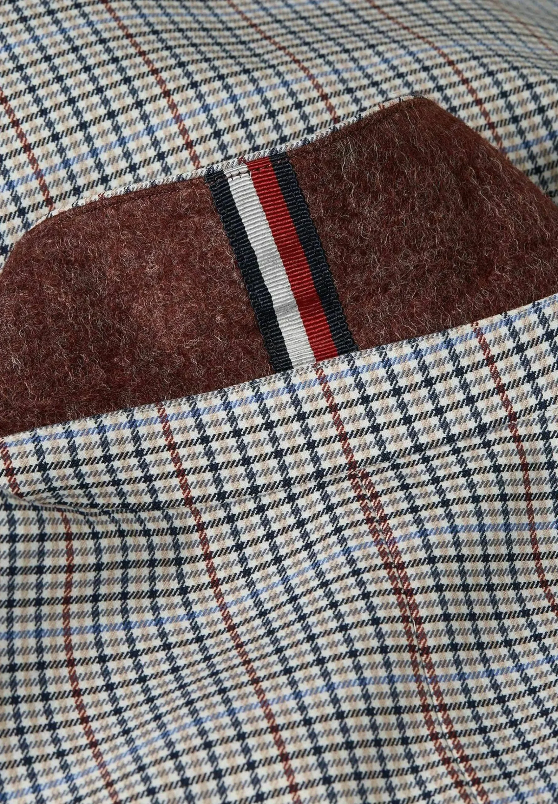 Small Check Relaxed - Manteau Court|Tommy Hilfiger Sale