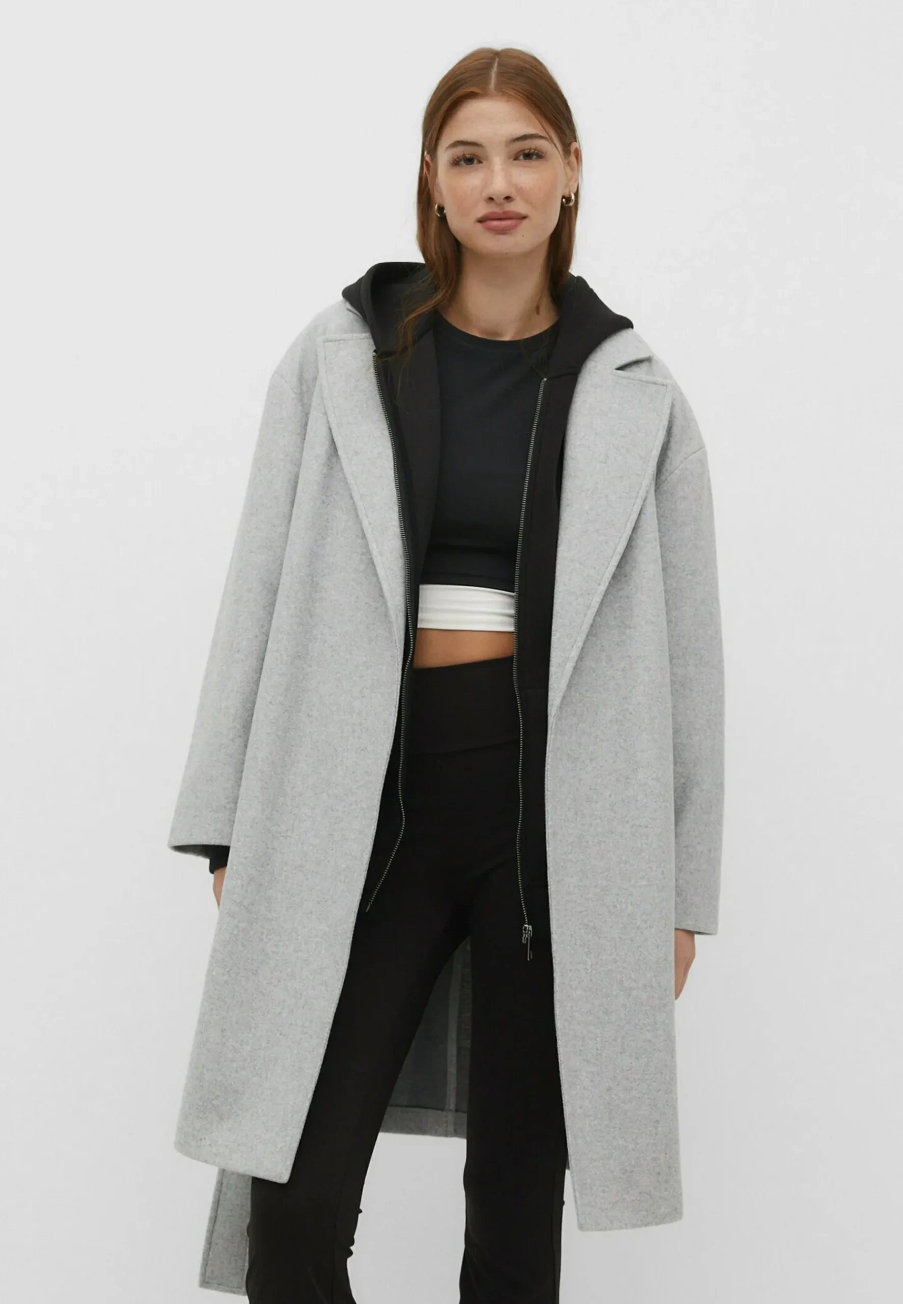 Soft-Touch With Belt - Trench|Stradivarius Fashion