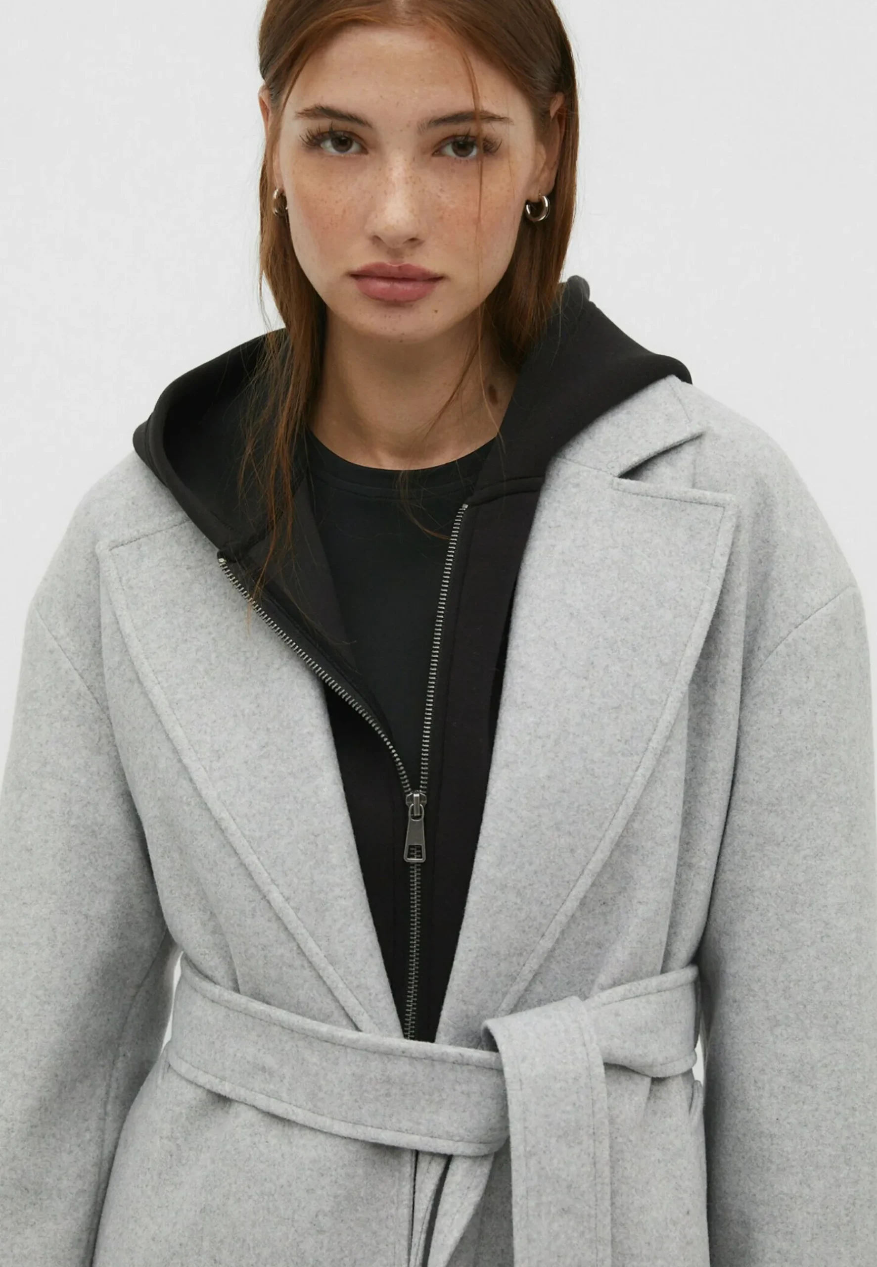 Soft-Touch With Belt - Trench|Stradivarius Fashion