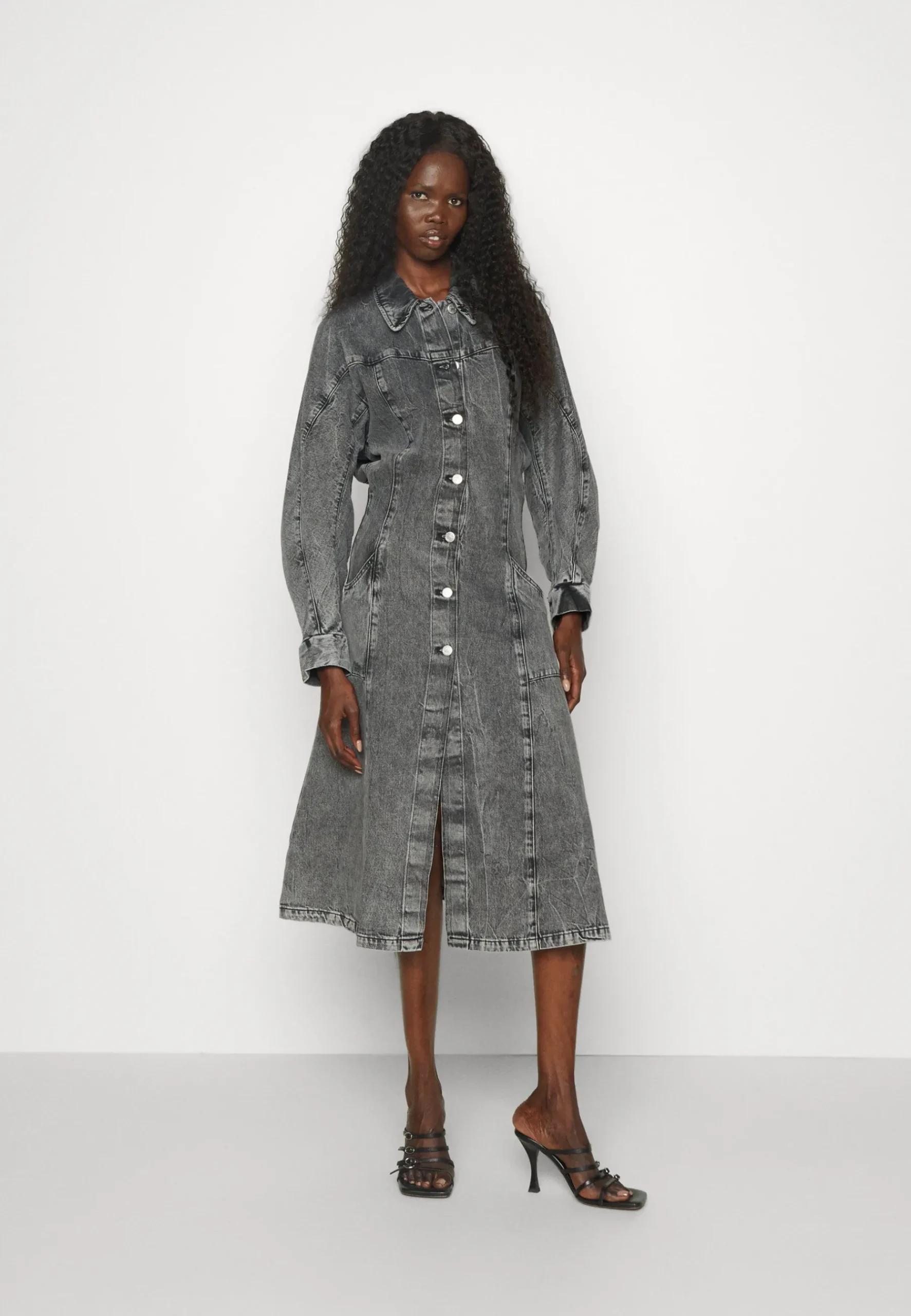 Sousha Long Coat - Trench|Holzweiler Cheap