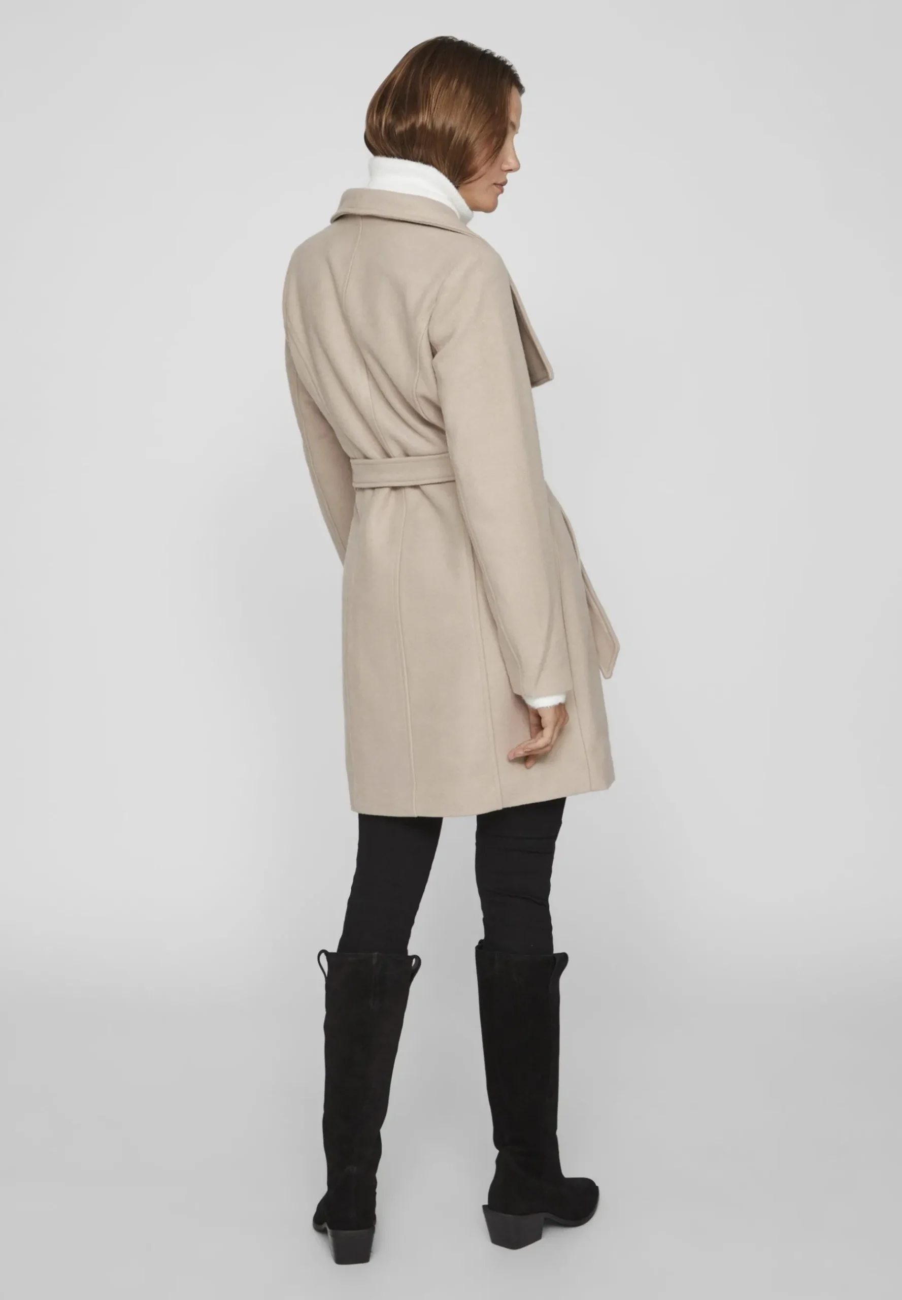 Taillengurtel - Manteau Court|VILA Outlet