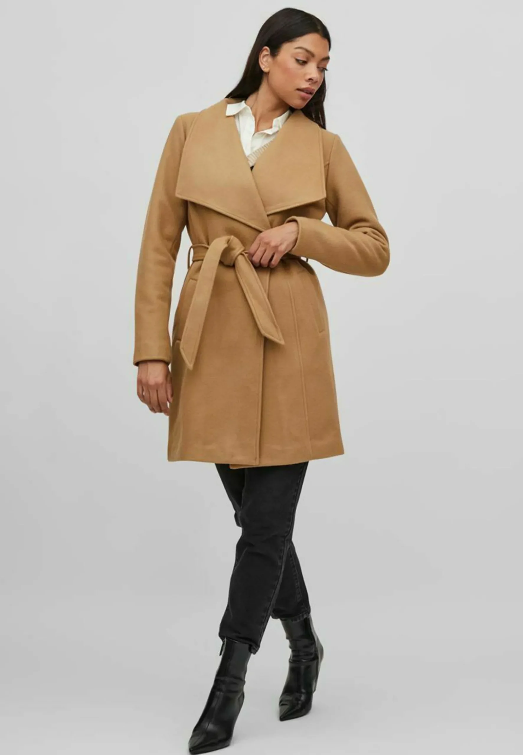 Taillengurtel - Manteau Court|VILA Flash Sale