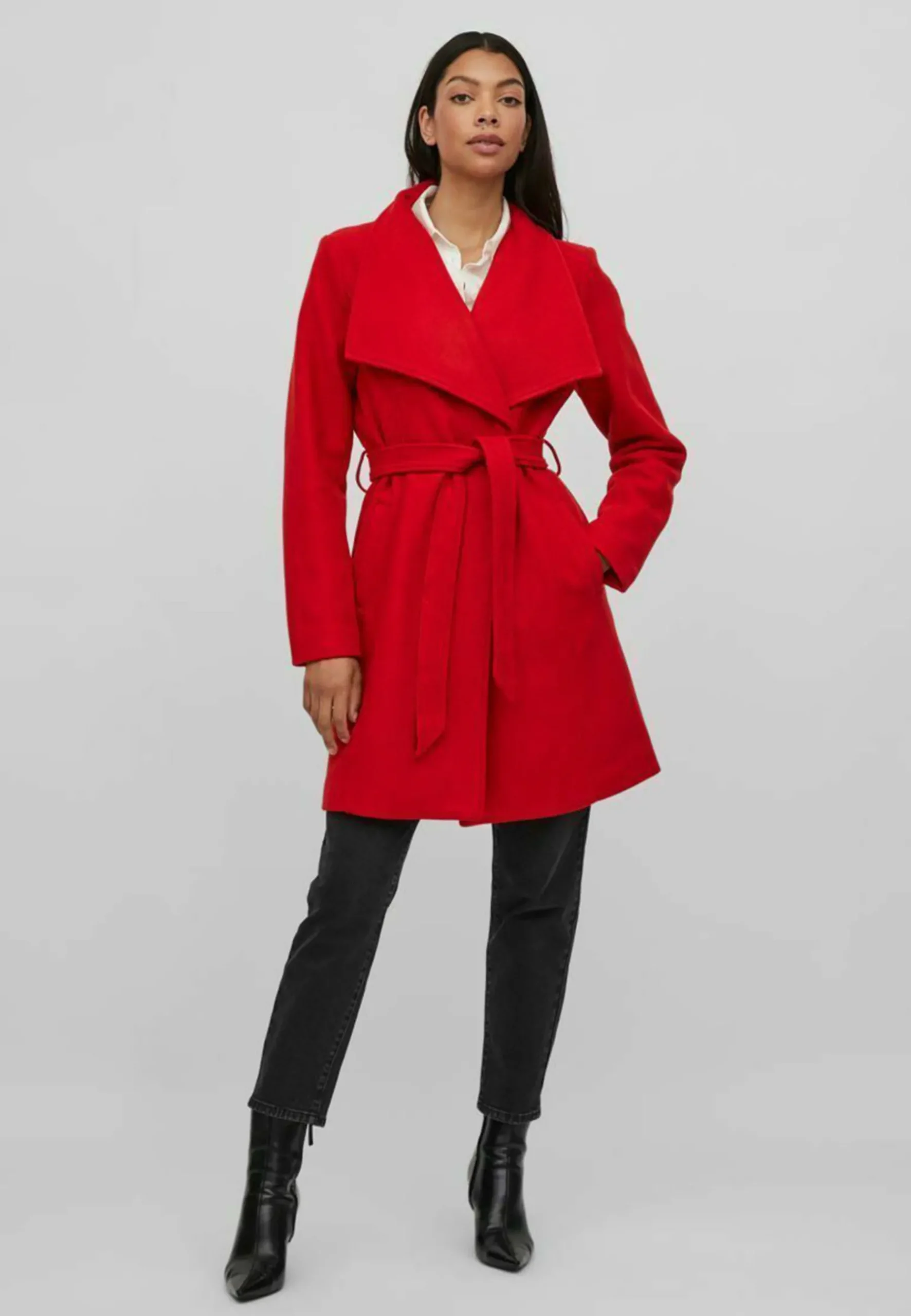 Taillengurtel - Manteau Court|VILA Fashion