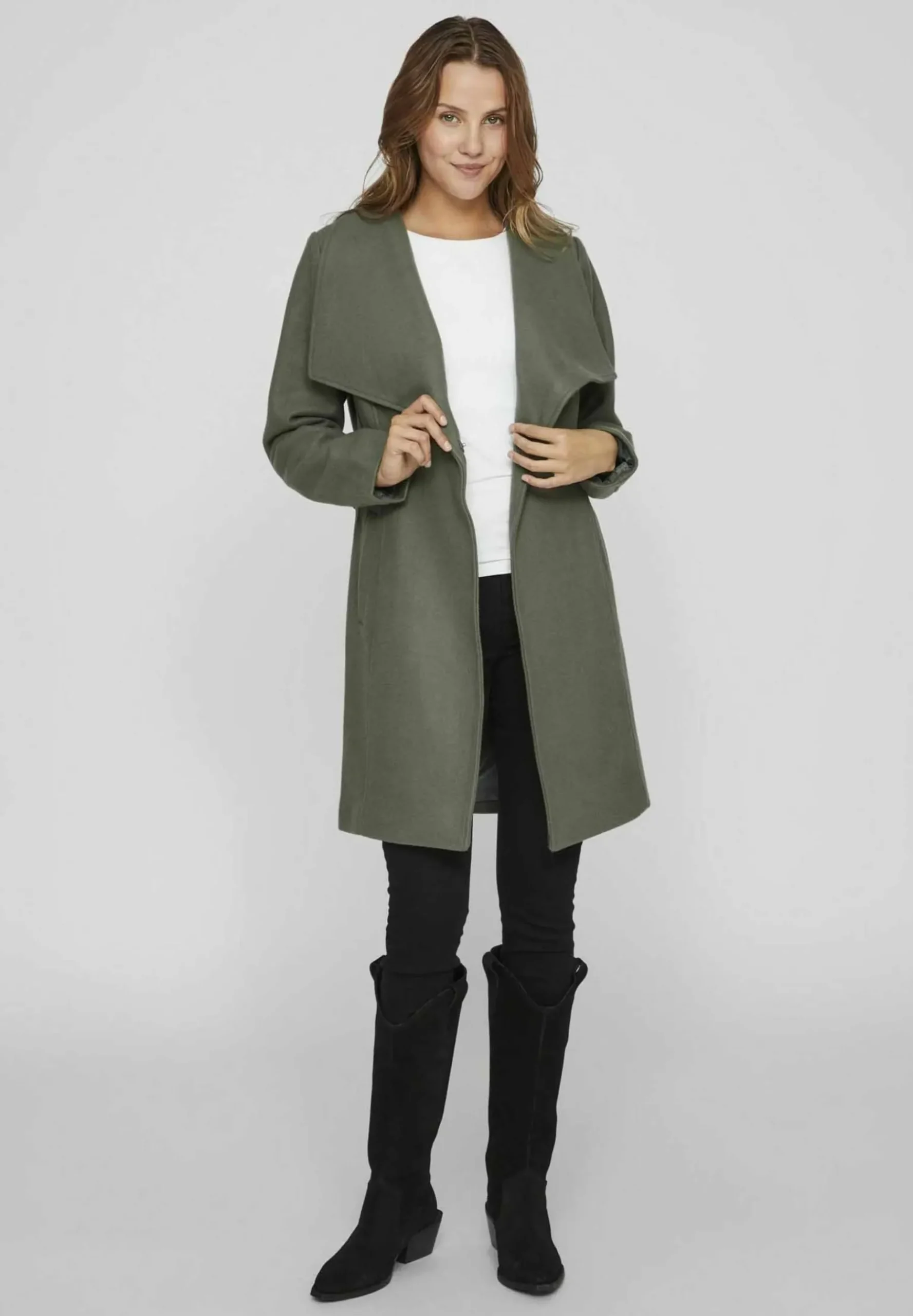 Taillengurtel - Manteau Court|VILA Fashion