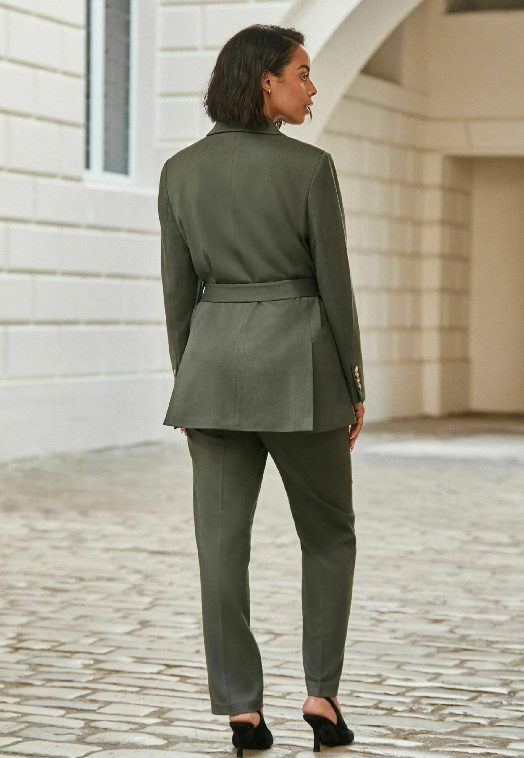 Tailored Belted - Manteau Court|Next Sale