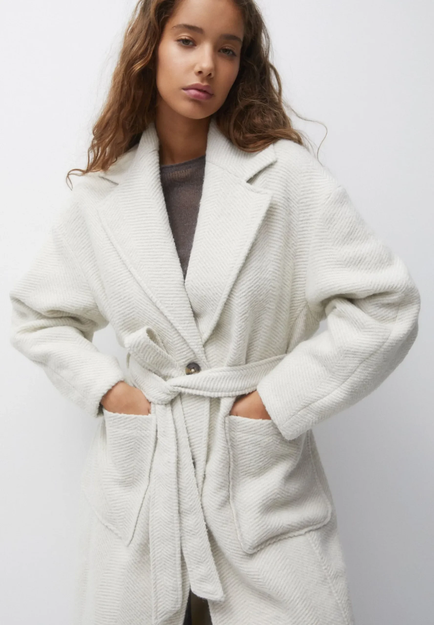 Texture Herringbone - Trench|PULL&BEAR Discount