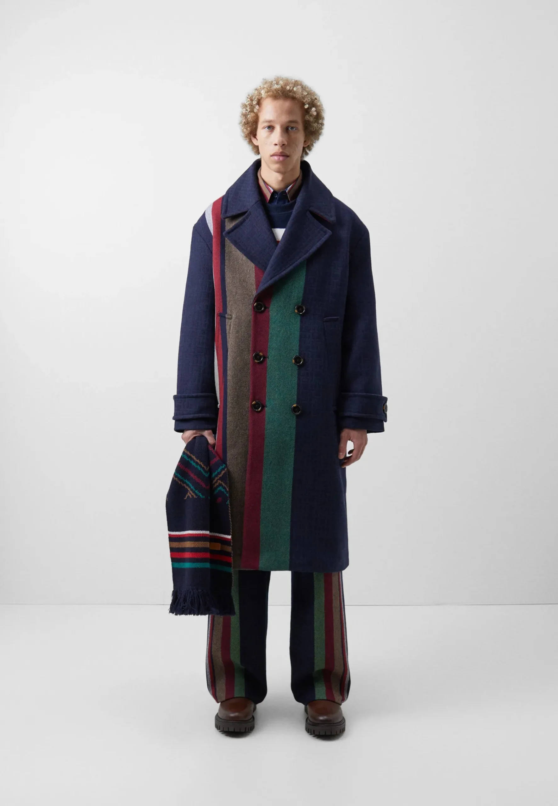 X Pendleton Pendelton Peacoat Unisex - Manteau Classique|Tommy Hilfiger Hot