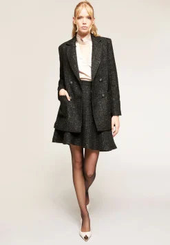 Tweed Double-Breasted - Manteau Court|Motivi Discount