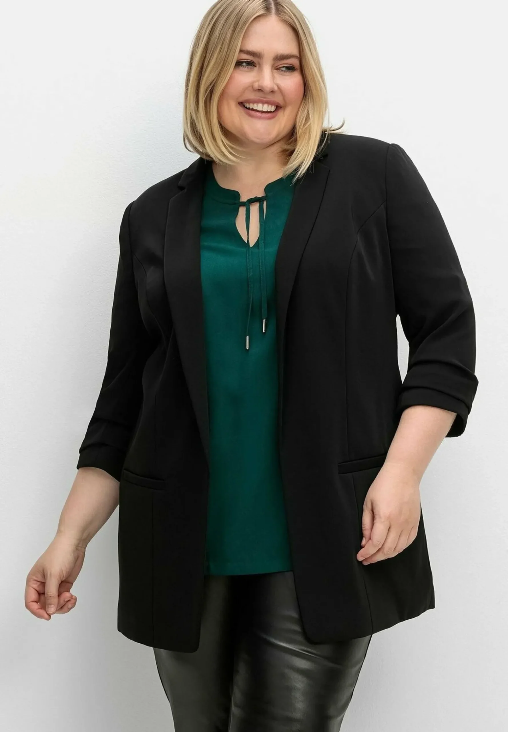 Verschlussloser - Manteau Court|Sheego Outlet