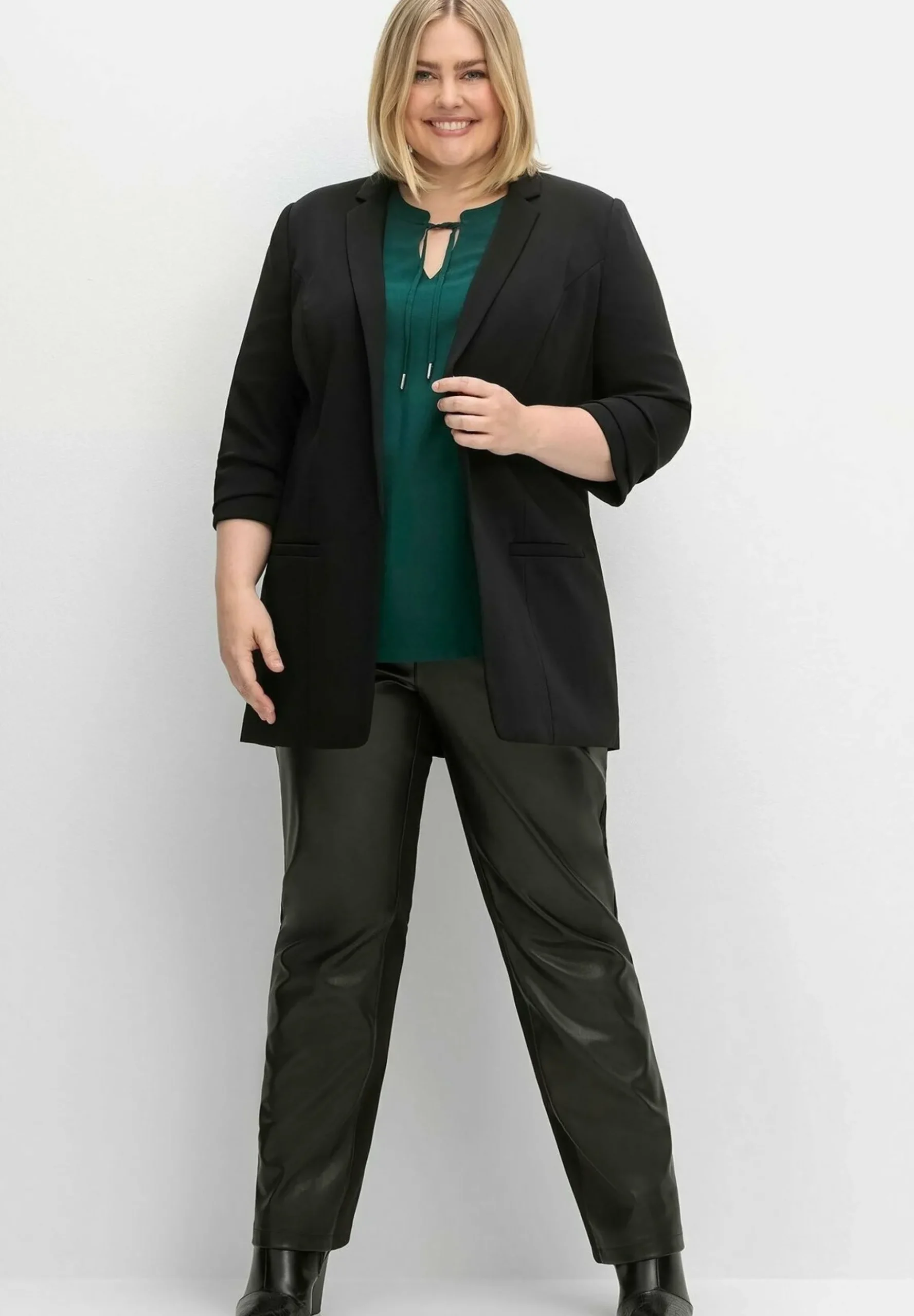 Verschlussloser - Manteau Court|Sheego Outlet