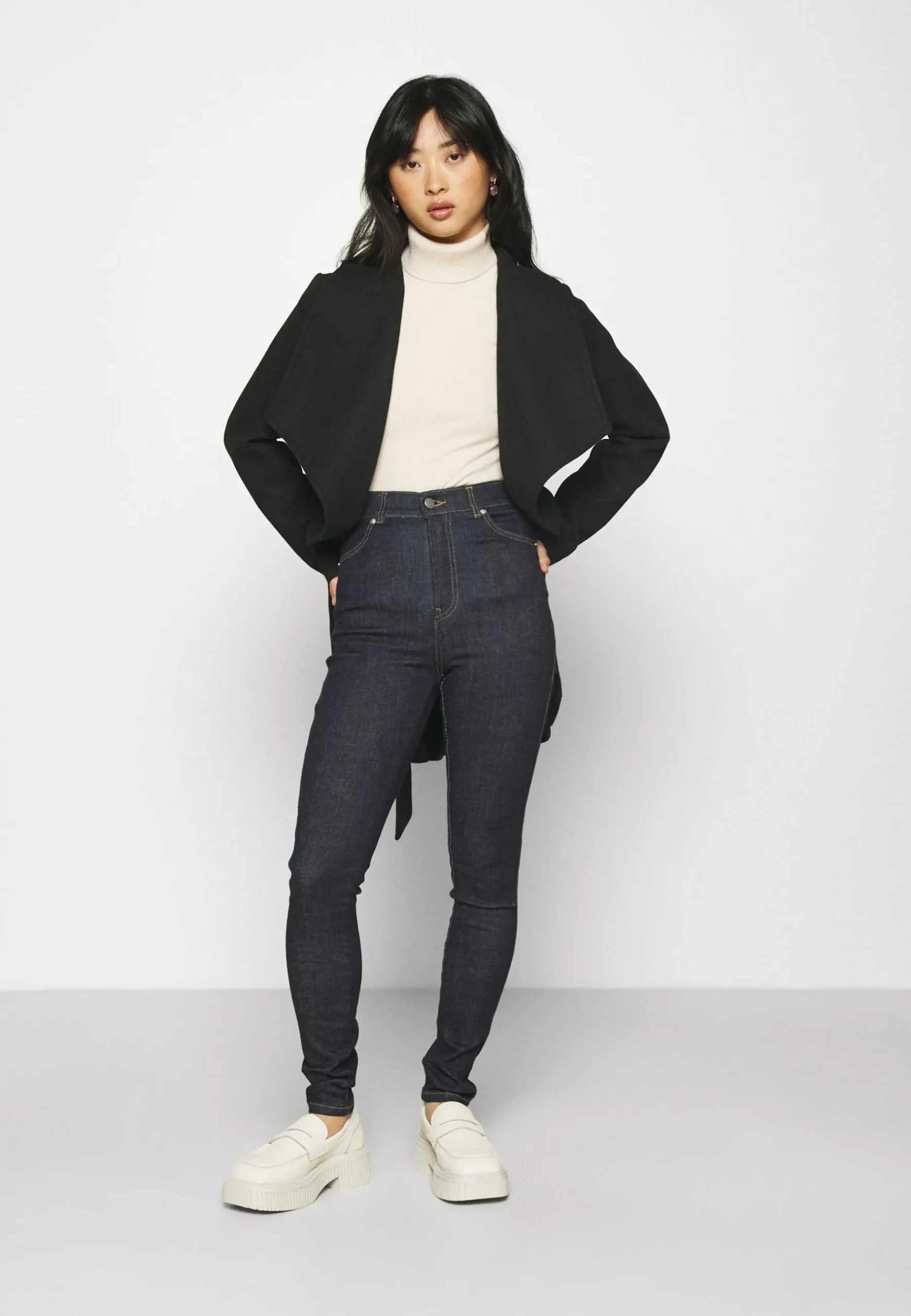 Vicooley Collar Belt - Manteau Classique|VILA Petite Hot