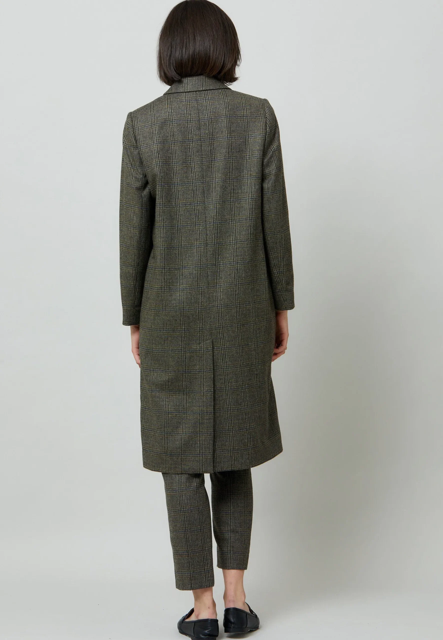 Victoria Magee Tweed Check - Manteau Classique|Helen McAlinden Dublin Store