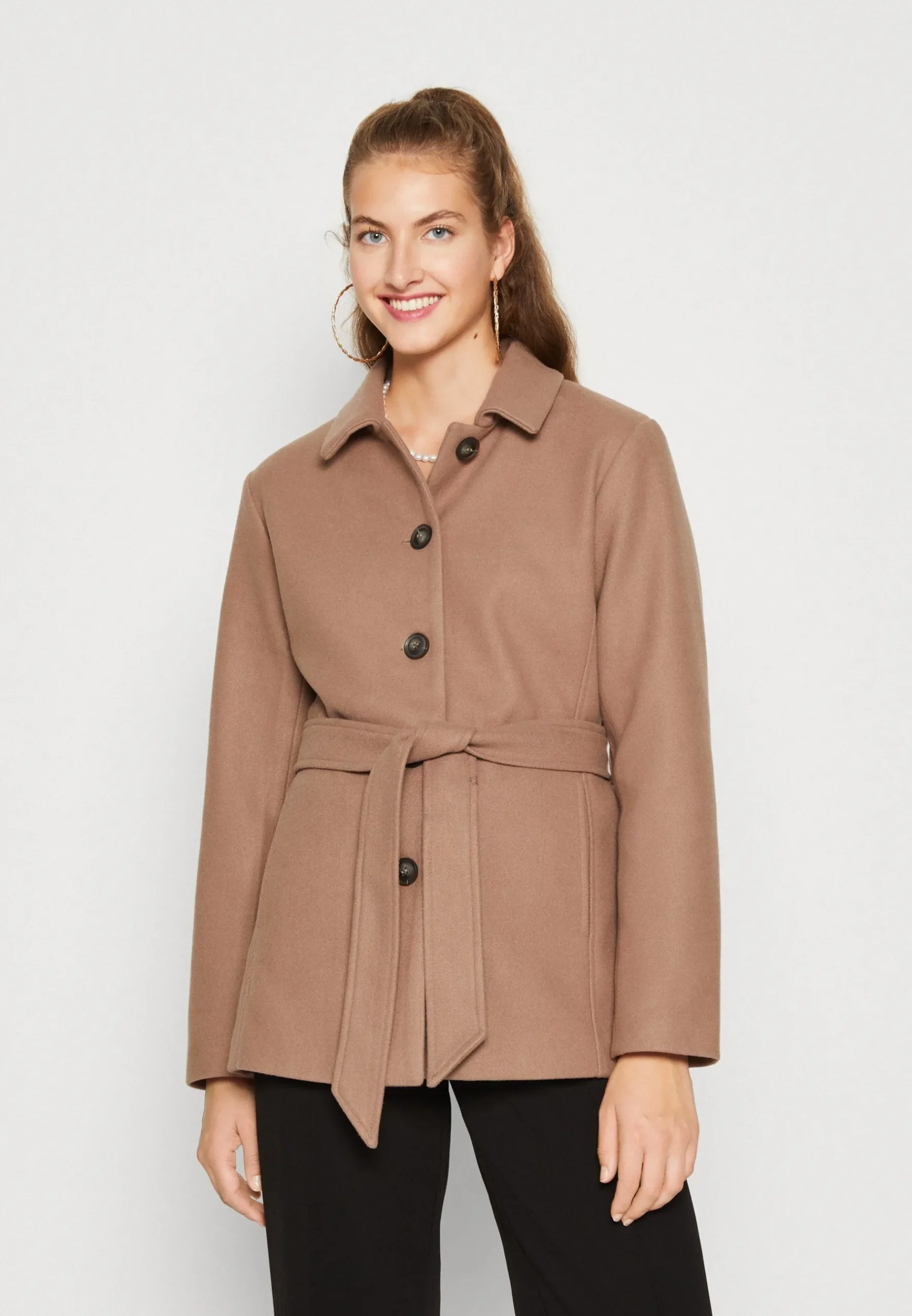 Vilidra Short Belt Coat - Manteau Classique|VILA Best