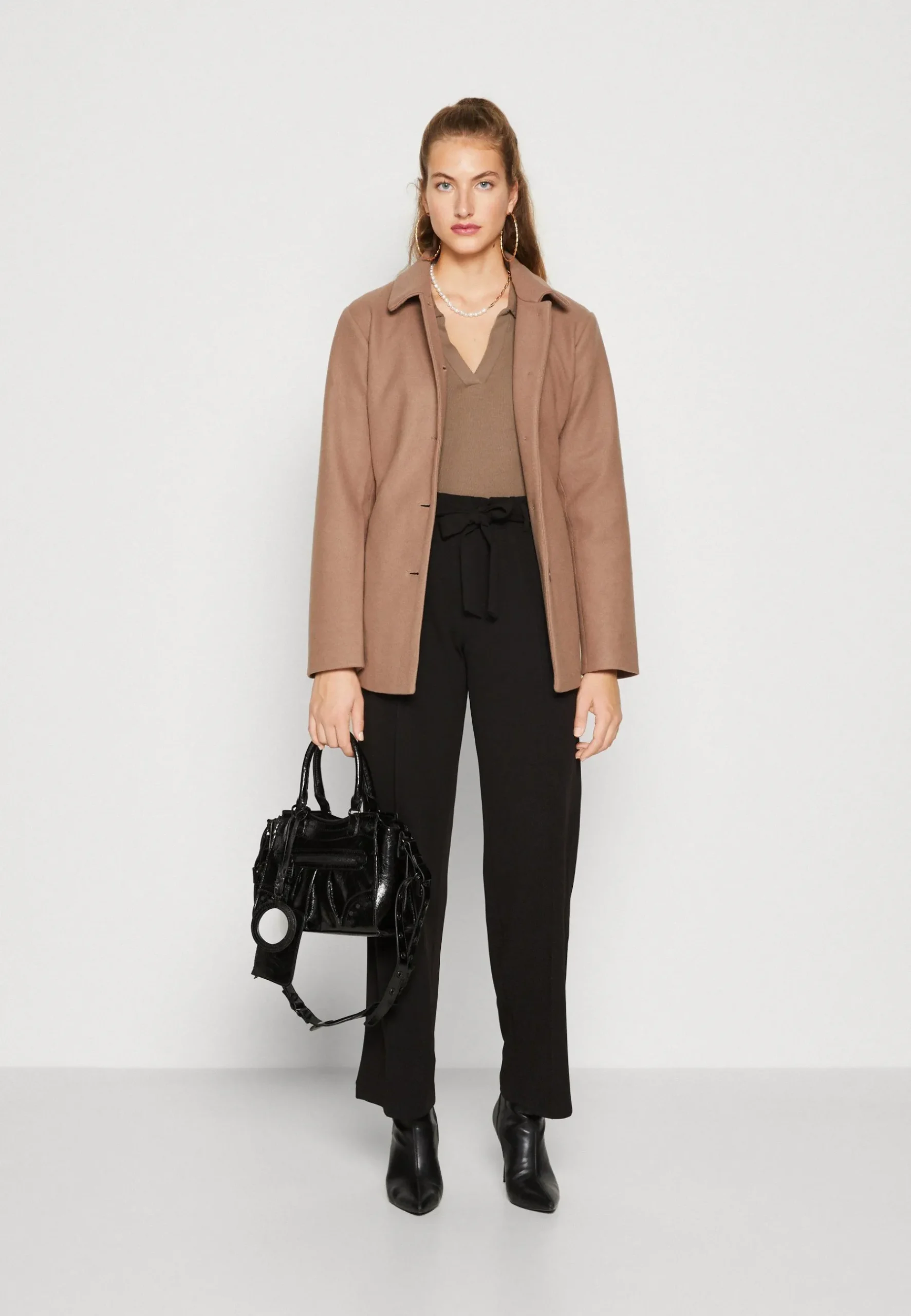 Vilidra Short Belt Coat - Manteau Classique|VILA Best