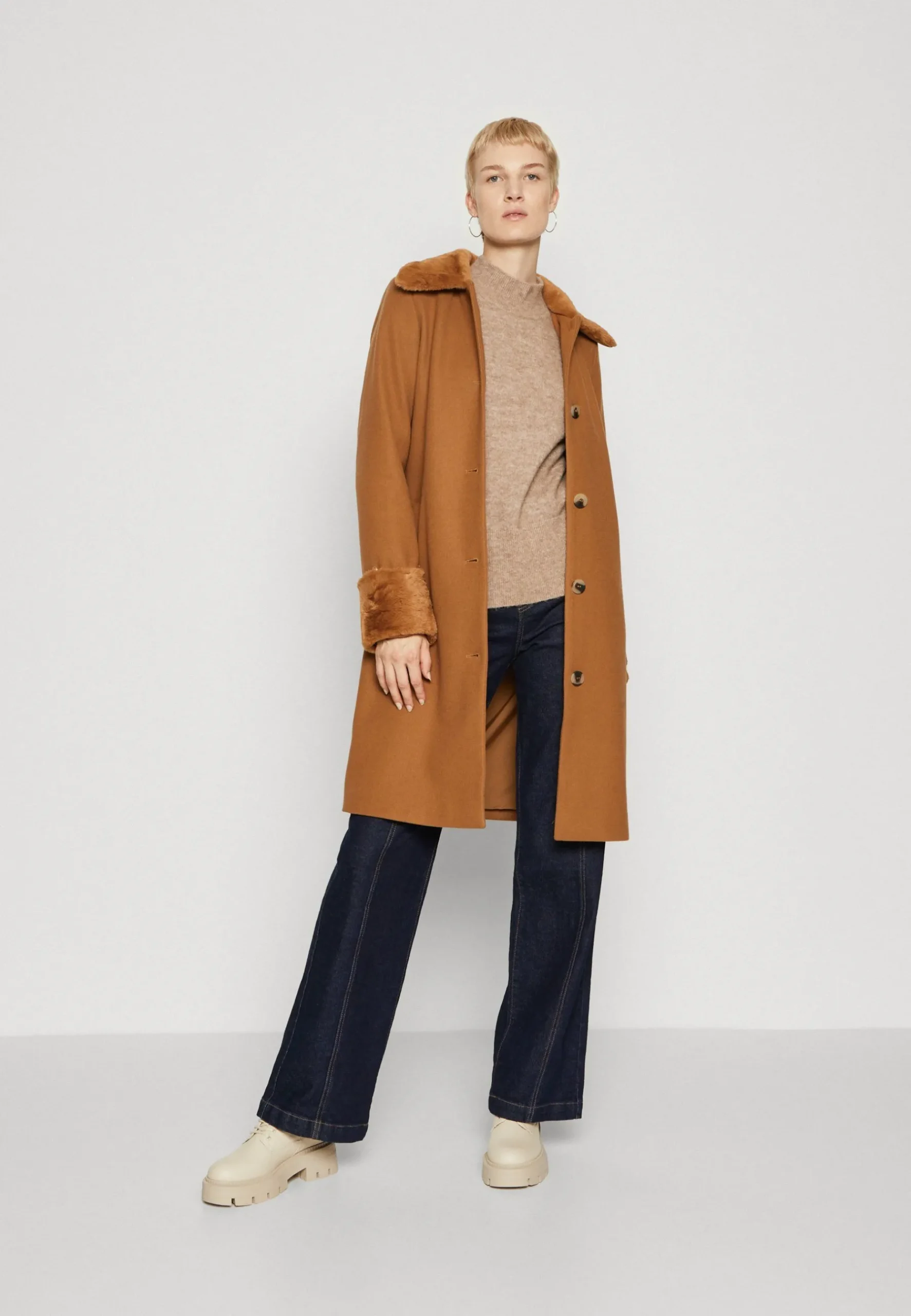 Vimetil Long Coat - Manteau Classique|VILA Tall Store