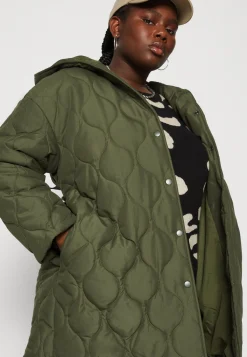 Vithora Belted Quilt Coat - Manteau Court|EVOKED VILA Cheap