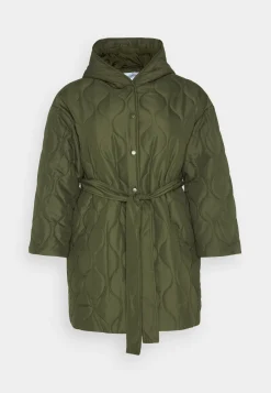 Vithora Belted Quilt Coat - Manteau Court|EVOKED VILA Cheap