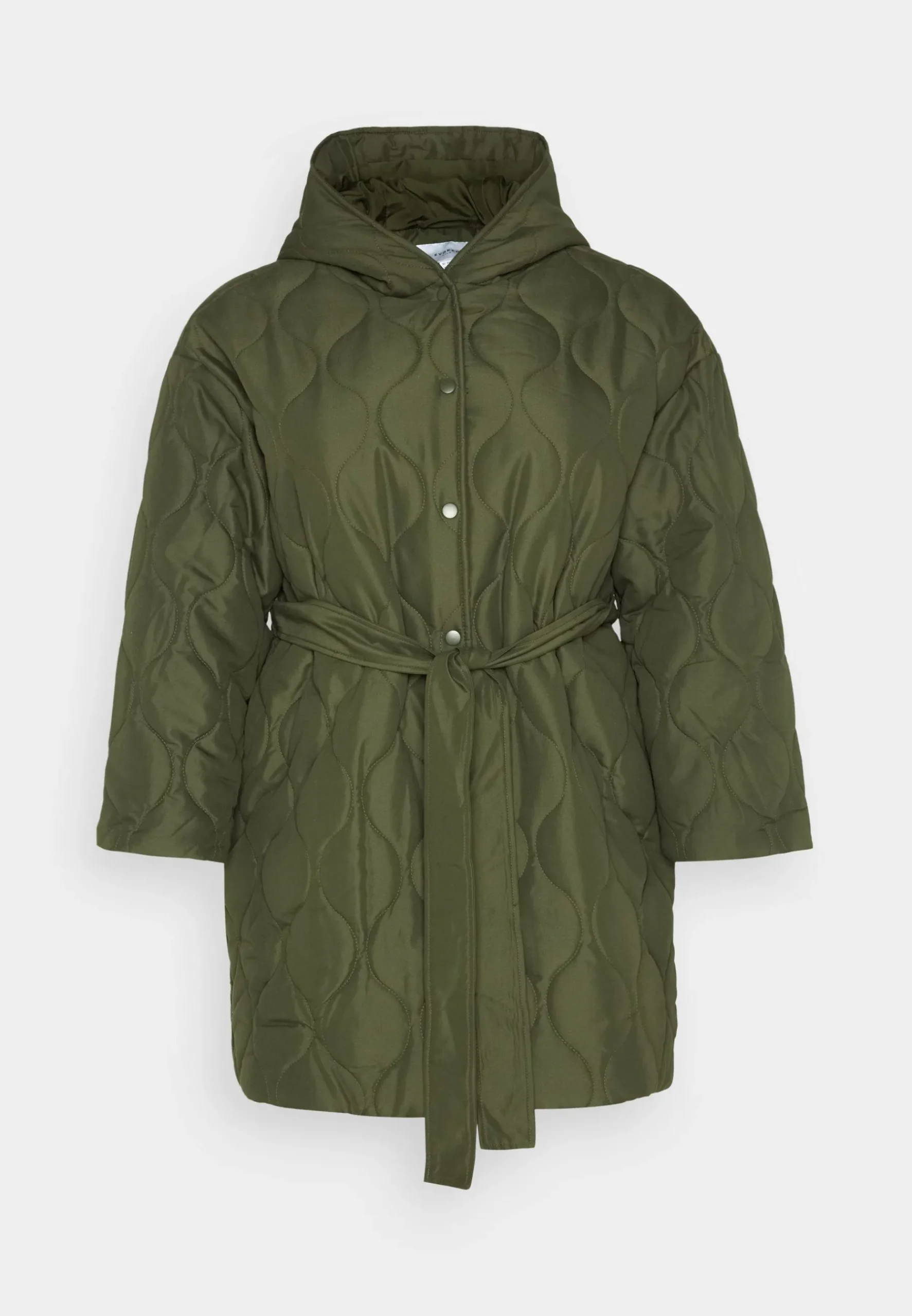 Vithora Belted Quilt Coat - Manteau Court|EVOKED VILA Cheap