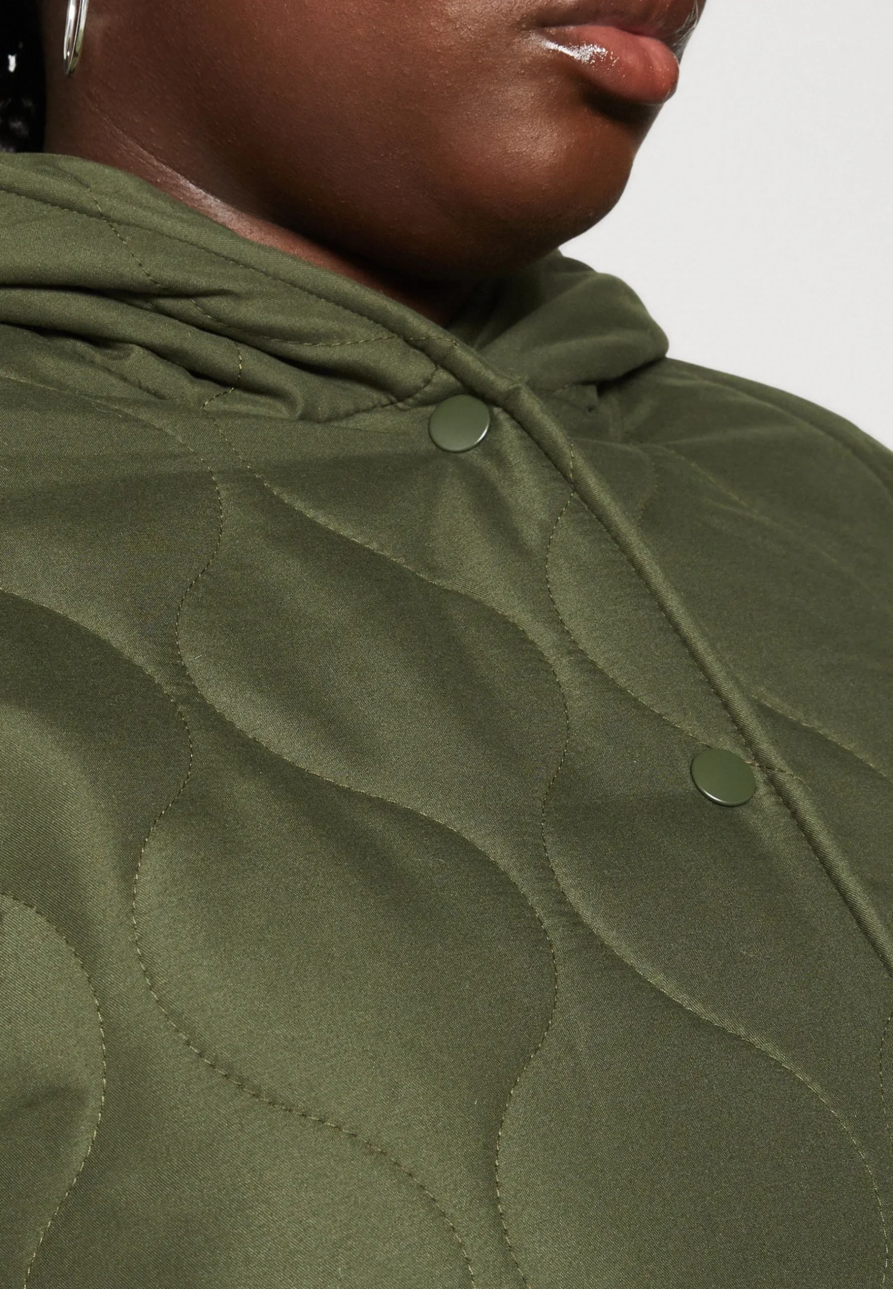 Vithora Belted Quilt Coat - Manteau Court|EVOKED VILA Cheap
