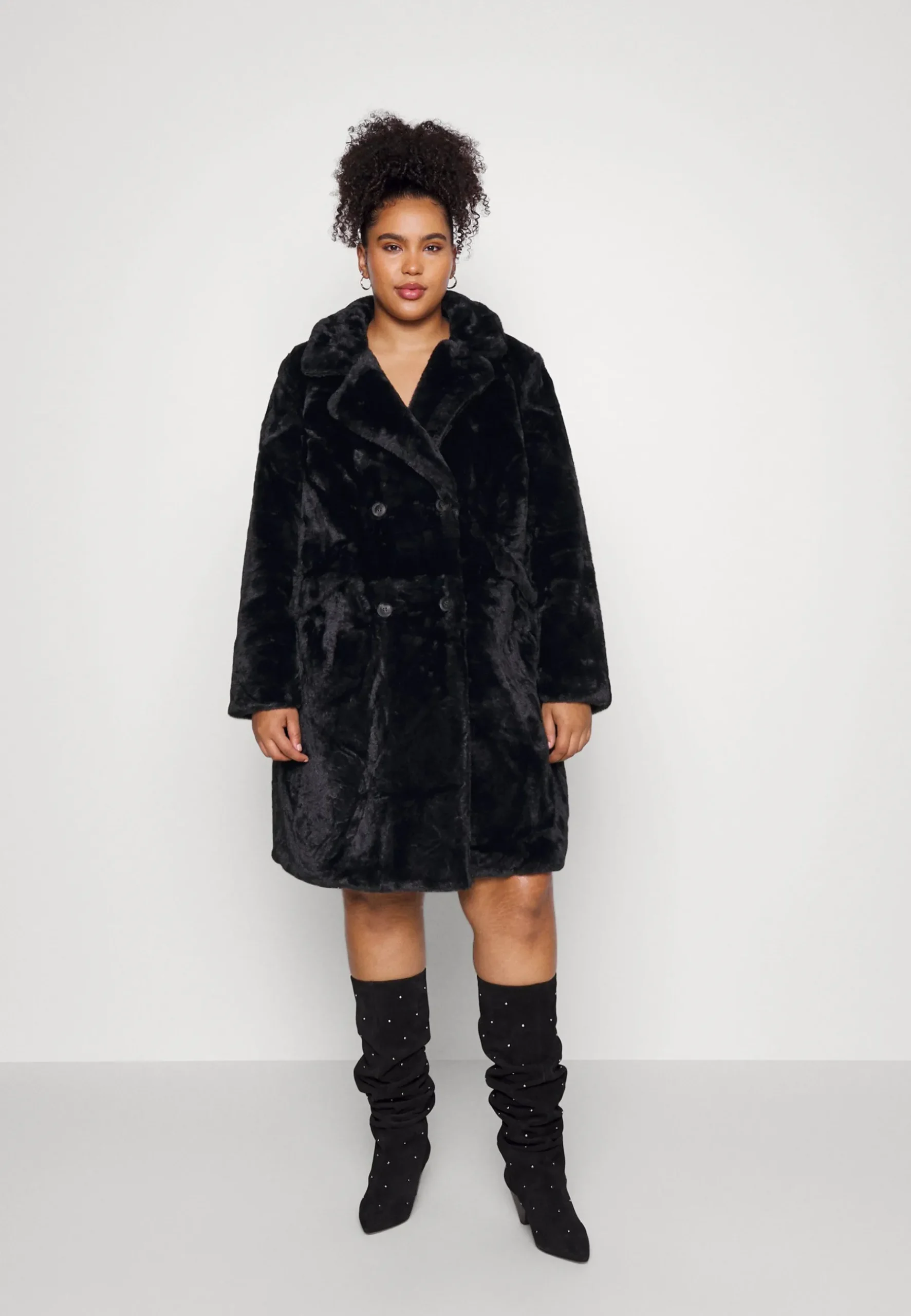 Vmsuielly Long Faux Coat Plus Size - Manteau Classique|Vero Moda Curve Flash Sale