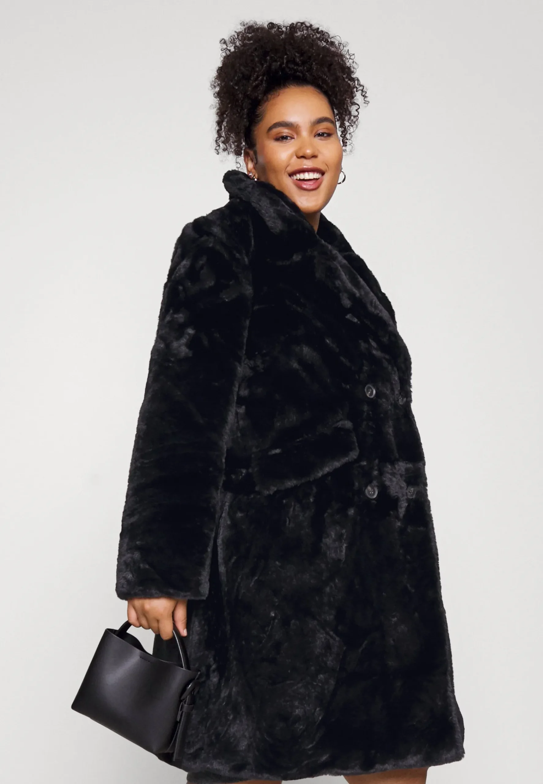 Vmsuielly Long Faux Coat Plus Size - Manteau Classique|Vero Moda Curve Flash Sale