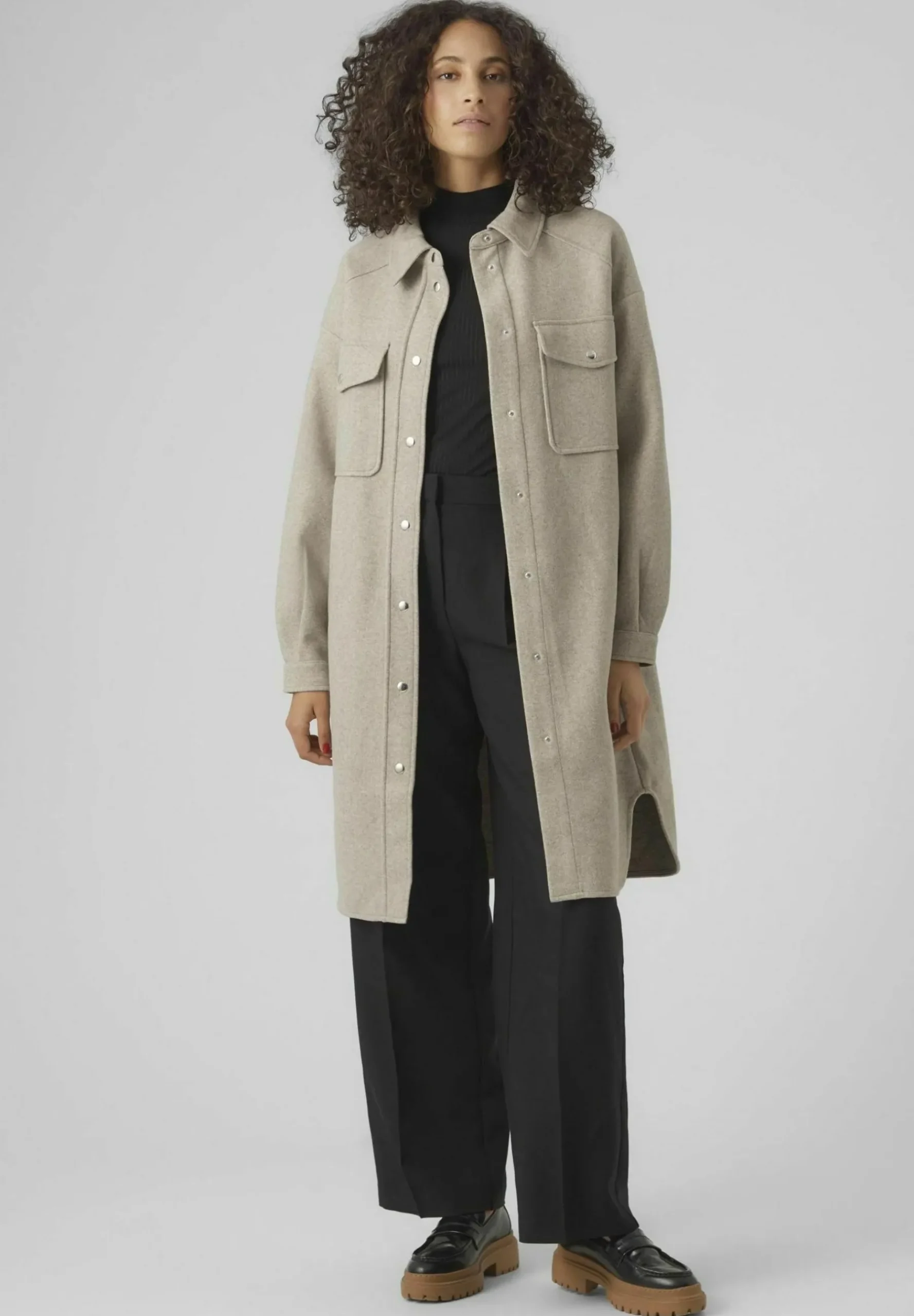 Vmvince Long Boxy Ls - Manteau Court|Vero Moda Clearance