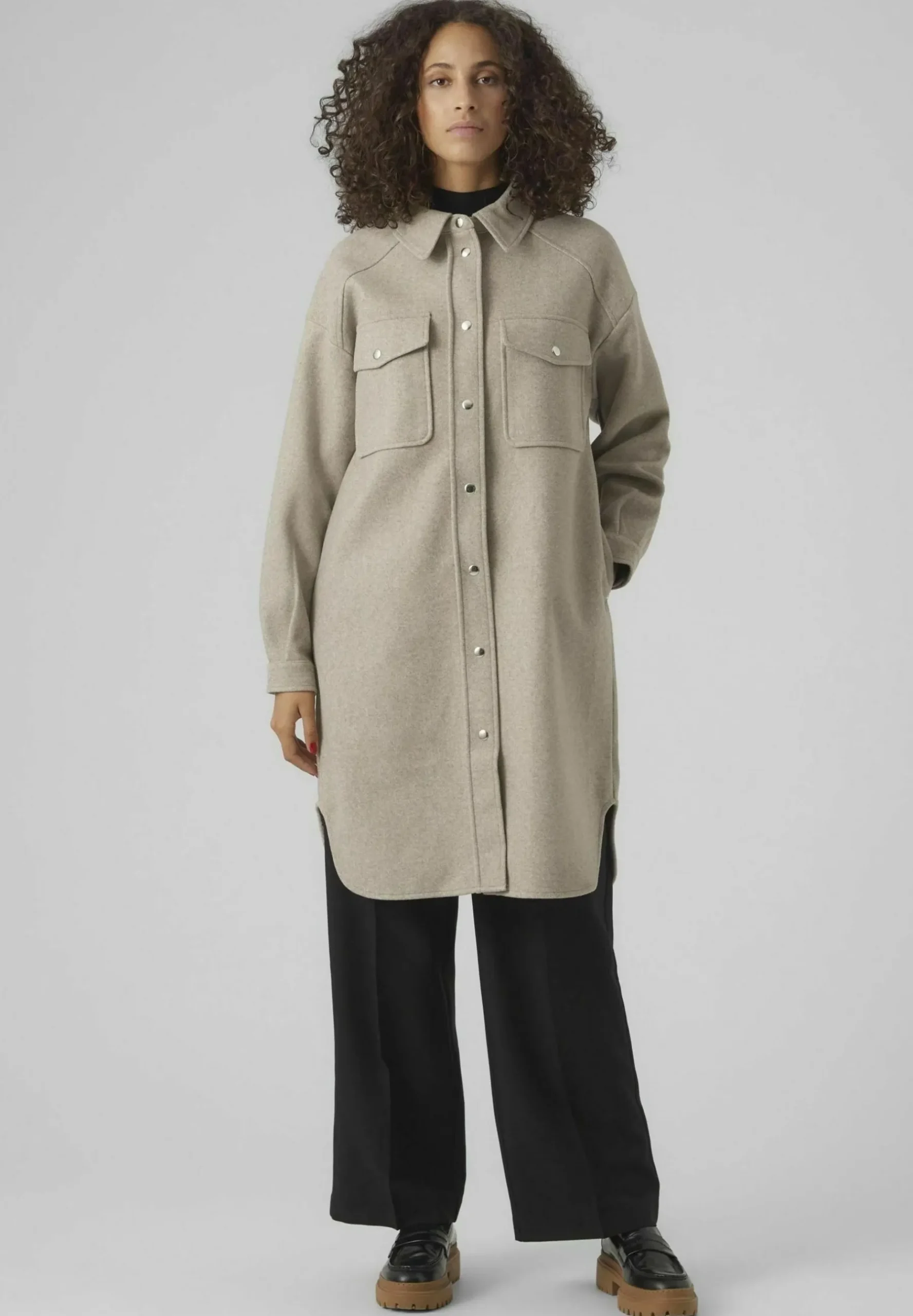 Vmvince Long Boxy Ls - Manteau Court|Vero Moda Clearance