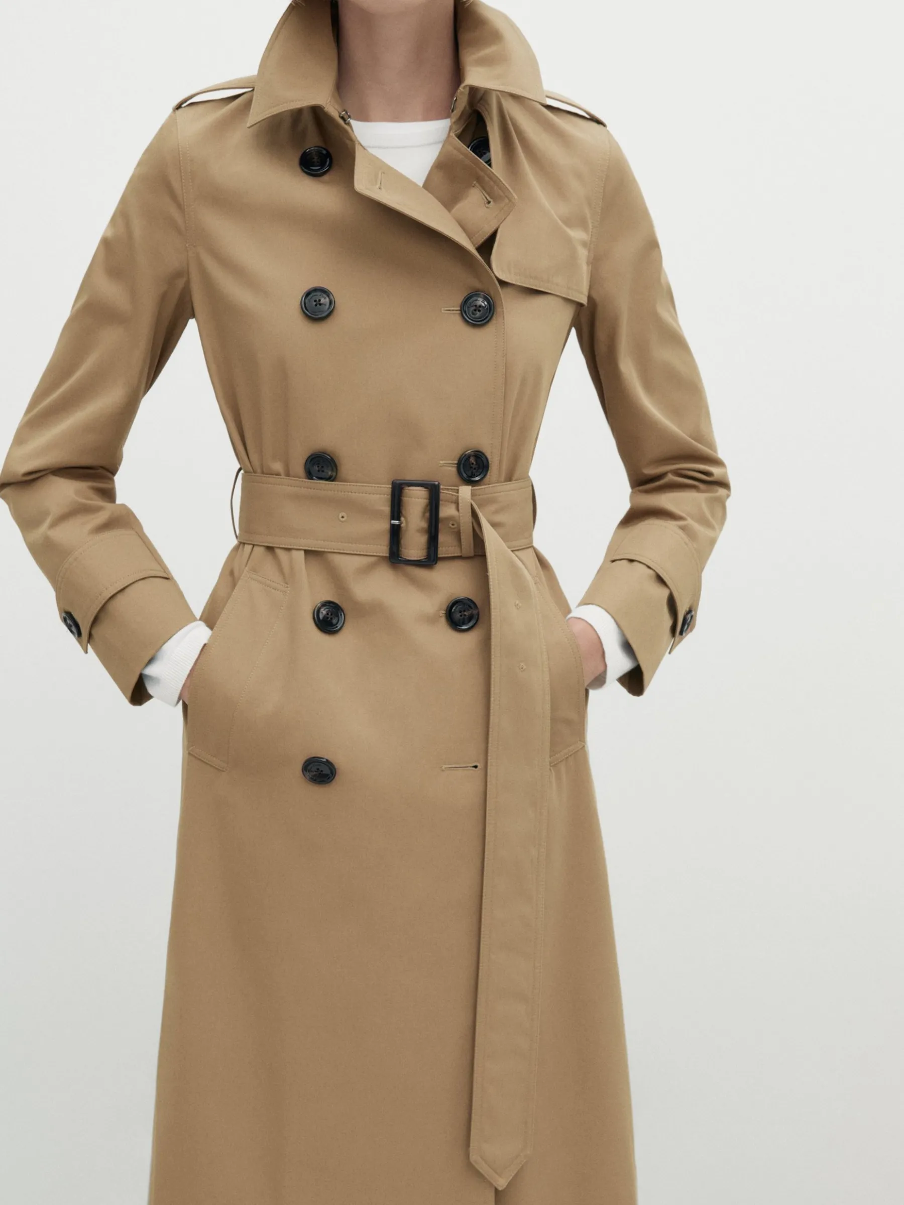 With Belt - Trench|Massimo Dutti Flash Sale