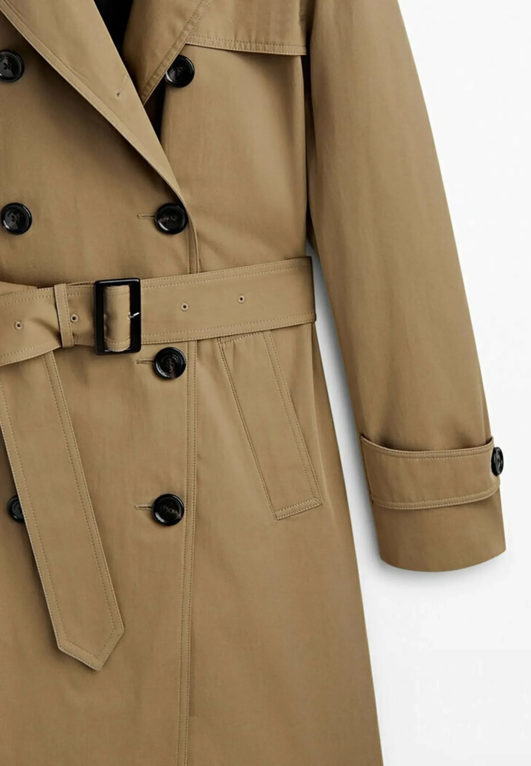 With Belt - Trench|Massimo Dutti Flash Sale