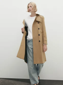 With Belt - Trench|Massimo Dutti Flash Sale