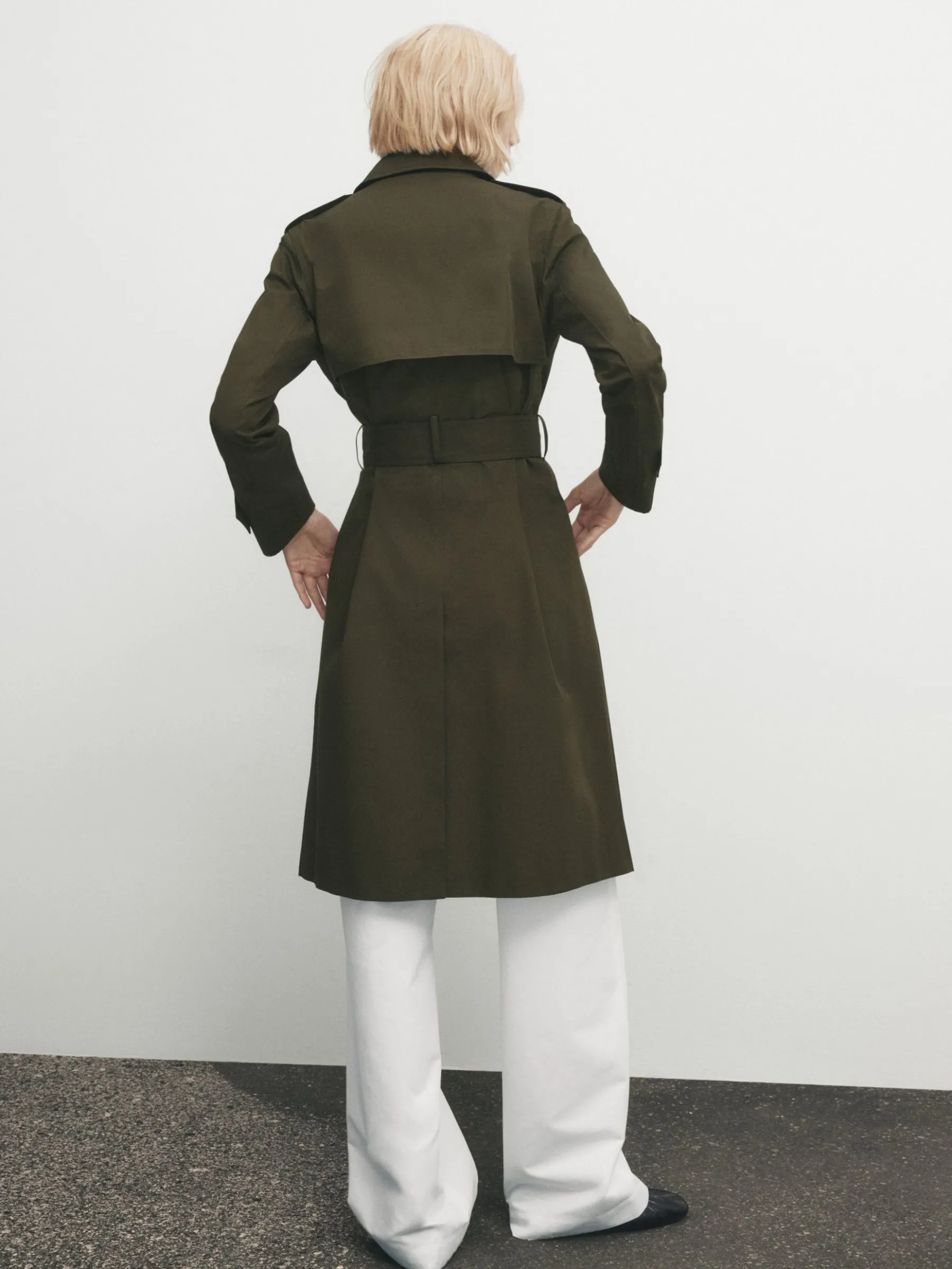 With Belt - Trench|Massimo Dutti Discount