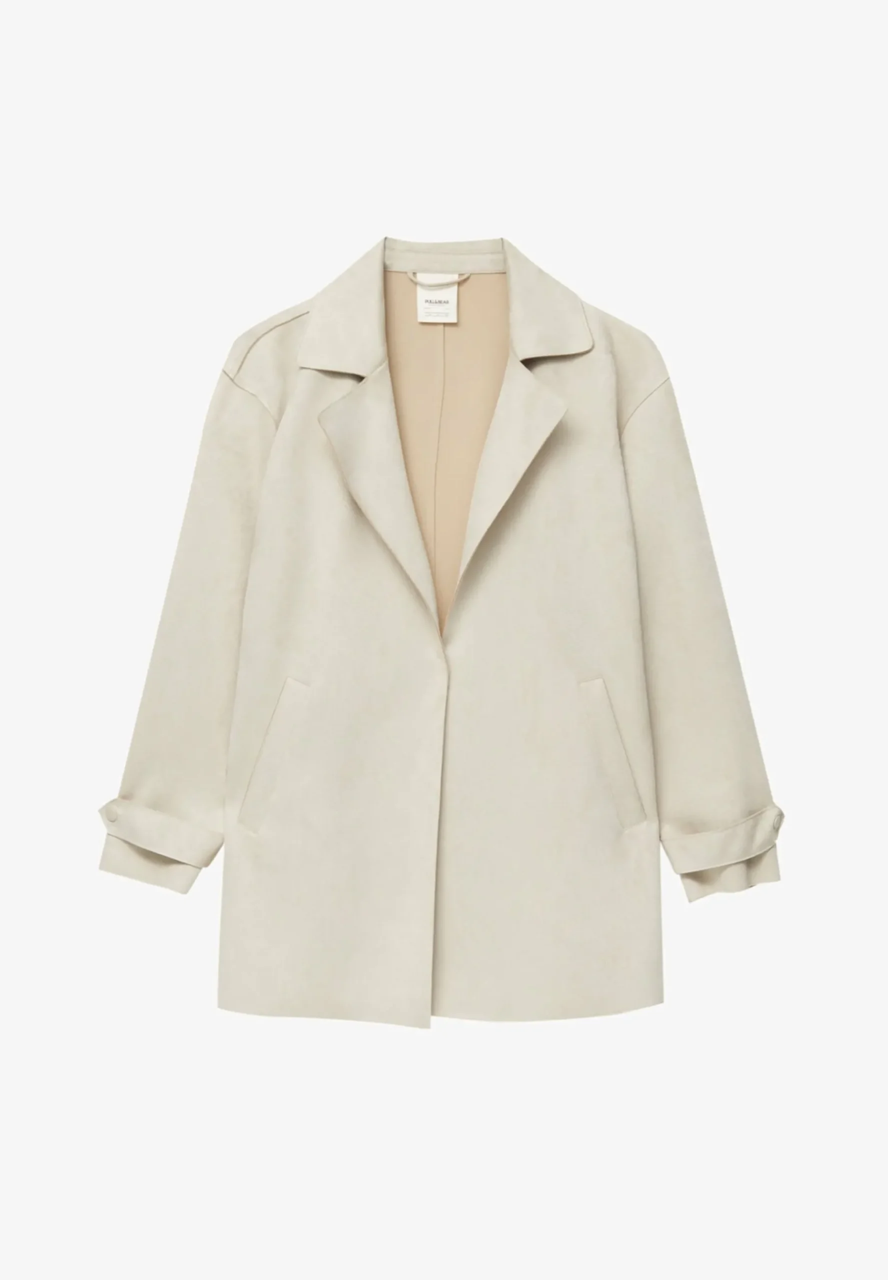 With Roll-Up Sleeves - Manteau Court|PULL&BEAR Best
